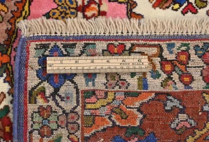 Vintage Rusty Red Floral 3X5 Bakhtiari Persian Rug