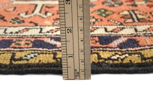 Vintage Tribal Reddish Orange 2'3 X 12'9 Karajeh Persian Runner Rug
