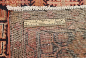 Vintage Plum Allover Tribal 3x10 Hamedan Persian Rug