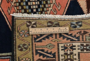 Vintage Coral Tribal 4'6X7 Meshkin Persian Rug