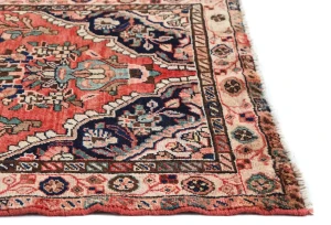 Vintage Red Tribal 3'4X6'10 Lilian Persian Rug
