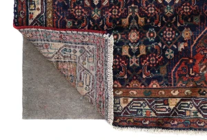 Vintage Purple-navy Floral Tribal 3X5'6 Hamedan Persian Rug
