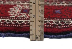 Maroon Red Tribal 3'2X3'8 Turkoman Persian Oriental Rug