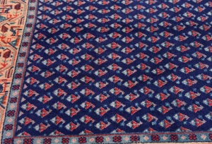 Vintage Purple-navy Tribal 3X5 Botemir Persian Rug