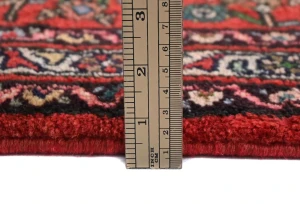 Vintage Red Floral Tribal 3X6 Hamedan Persian Rug