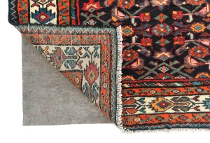 Vintage Purple-navy Tribal 4X11 Hamedan Persian Runner Rug