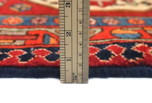 Vintage Red Tribal 3'5X10 Heriz Persian Runner Rug