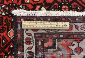 Vintage Red Floral Tribal 2'4X13'5 Hamedan Persian Runner Rug
