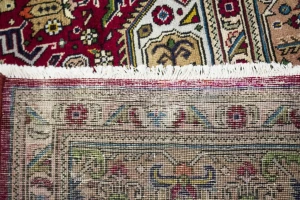 Vintage Red Traditional 8'0X11'5 Tabriz Persian Rug