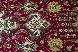 Vintage Red Traditional 8'0X11'5 Tabriz Persian Rug