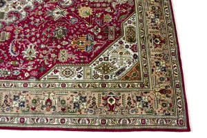 Vintage Red Traditional 8'0X11'5 Tabriz Persian Rug