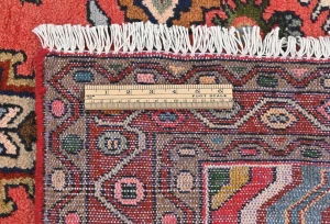 Vintage Bittersweet Red Floral Tribal 3X5 Hamedan Persian Rug