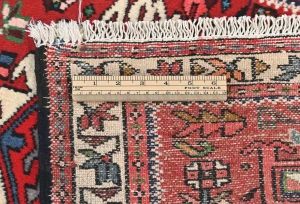 Vintage Red Tribal 2'4X10 Karajeh Persian Runner Rug