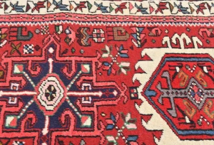 Vintage Red Tribal 2'4X10 Karajeh Persian Runner Rug