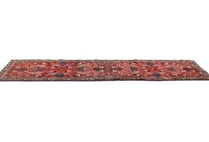Vintage Red Tribal 3X11 Lilian Persian Runner Rug