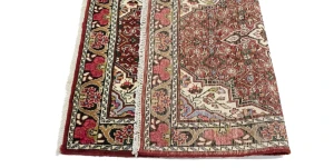 Maroon Red Vintage Floral 3X5 Traditional Bidjar Persian Rug