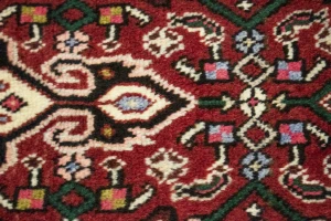Maroon Red Vintage Floral 3X5 Traditional Bidjar Persian Rug