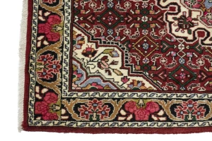 Maroon Red Vintage Floral 3X5 Traditional Bidjar Persian Rug