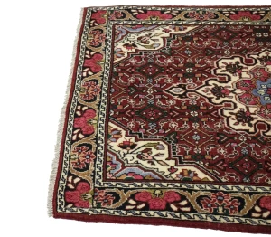 Maroon Red Vintage Floral 3X5 Traditional Bidjar Persian Rug
