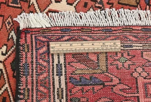 Vintage Red Tribal 3X12 Karajeh Persian Runner Rug