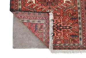 Vintage Red Tribal 3X12 Karajeh Persian Runner Rug
