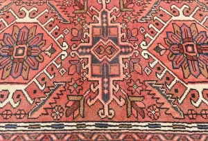 Vintage Red Tribal 3X12 Karajeh Persian Runner Rug
