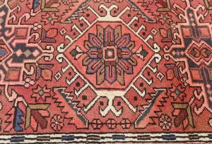 Vintage Red Tribal 3X12 Karajeh Persian Runner Rug