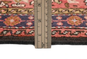 Vintage Red Tribal 2X9 Karajeh Persian Runner Rug
