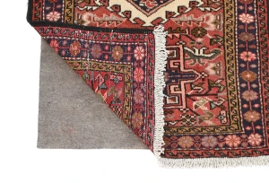 Vintage Red Tribal 2X9 Karajeh Persian Runner Rug