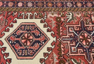 Vintage Red Tribal 2X9 Karajeh Persian Runner Rug