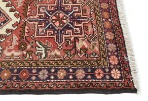 Vintage Red Tribal 2X9 Karajeh Persian Runner Rug