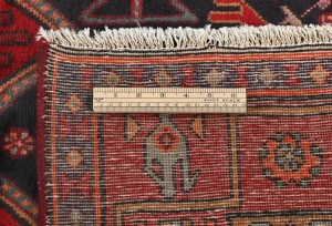 Vintage Dark Plum Tribal 5X11 Nahavand Persian Runner Rug