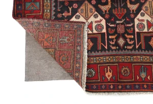 Vintage Dark Plum Tribal 5X11 Nahavand Persian Runner Rug