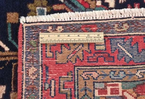 Vintage Dark Purple-navy Tribal 4'6X10'2 Nahavand Persian Runner Rug