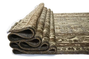 Semi Antique Tribal 4X15 Nahavand Persian Runner Rug