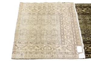 Semi Antique Tribal 4X15 Nahavand Persian Runner Rug
