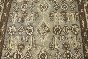 Semi Antique Tribal 4X15 Nahavand Persian Runner Rug