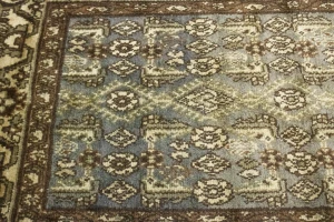 Semi Antique Tribal 4X15 Nahavand Persian Runner Rug