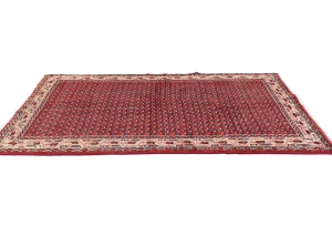 Vintage Red Tribal 4'3X6'7 Botemir Persian Rug