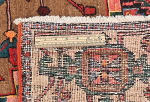 Vintage Red Tribal 4'6X6'6 Bakhtiari Persian Rug