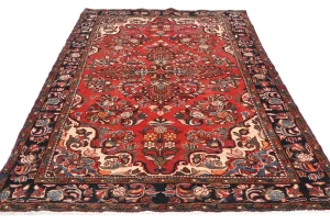 Vintage Red Tribal Floral 5X7 Lilian Persian Rug