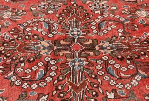 Vintage Red Tribal Floral 5X7 Lilian Persian Rug