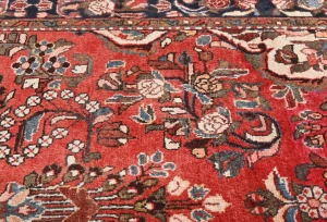 Vintage Red Tribal Floral 5X7 Lilian Persian Rug