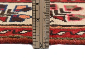 Vintage Red Tribal 5X9 Bakhtiari Persian Rug