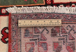 Vintage Red Tribal 5X9 Bakhtiari Persian Rug