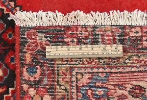 Vintage Red Geometric Tribal 3X5 Hamedan Persian Rug