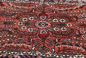 Vintage Red Tribal 3X14 Lilian Persian Runner Rug