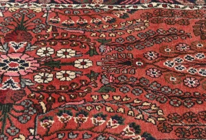 Vintage Red Tribal 3X14 Lilian Persian Runner Rug