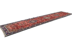 Vintage Red Tribal 3X13 Lilian Persian Runner Rug