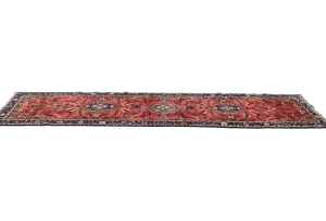 Vintage Red Tribal 3X13 Lilian Persian Runner Rug